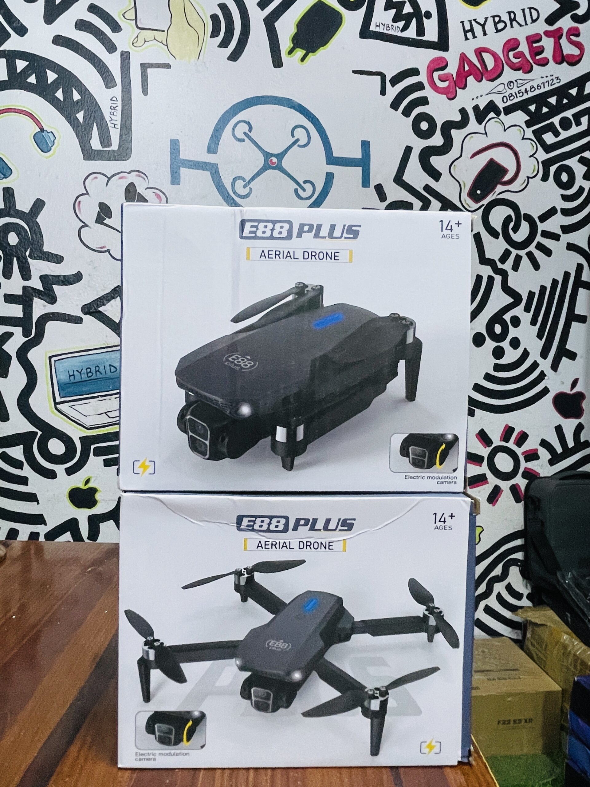 E88 4k Hd camera brushes-motor Drone - Image 2